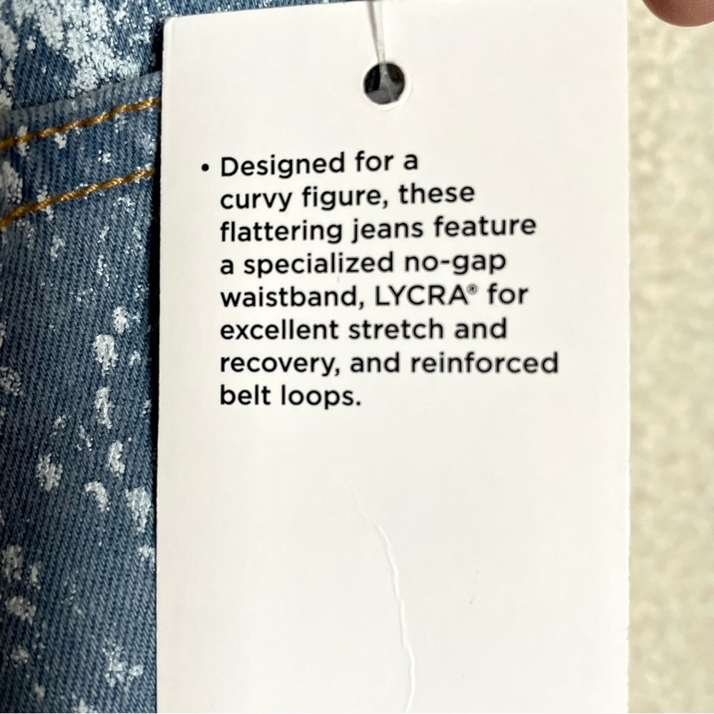 Jennifer Lopez NWT Snake Skin Blue Denim Pants Skinny Crop High Rise Size 4 - Picture 8 of 11